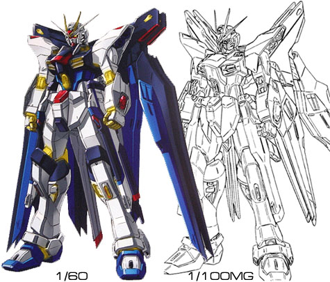 Strike Freedom gundam seed 3d mesh cg sandrum