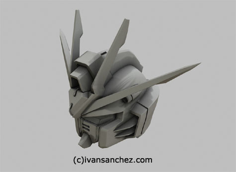 Strike Freedom gundam seed 3d mesh cg sandrum