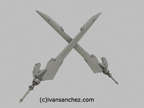 strike noir gundam 3d mesh cg sandrum