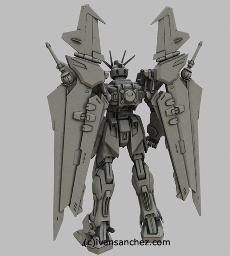 Strike Noir 3d mesh cg sandrum