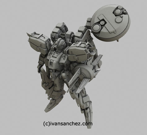 Deep Striker Ex-S Gundam S-Gundam gundam sentinel 3d mesh cg sandrum