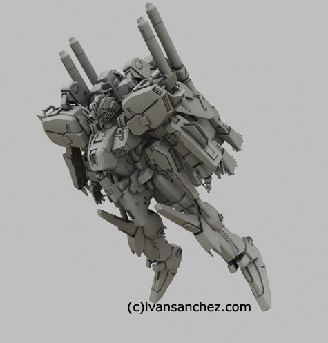 Ex-S Gundam S-Gundam gundam sentinel 3d mesh cg sandrum