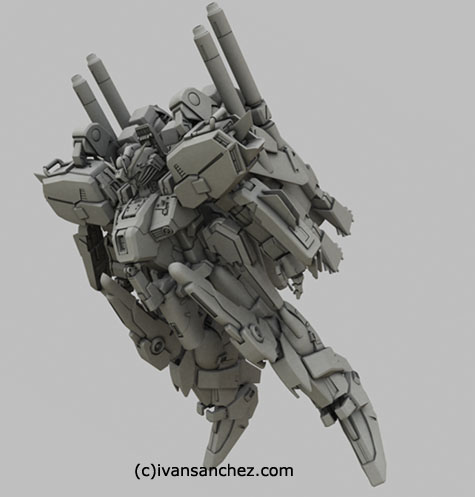 Ex-S Gundam S-Gundam gundam sentinel 3d mesh cg sandrum