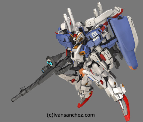 Ex-S Gundam S-Gundam gundam sentinel 3d mesh cg sandrum