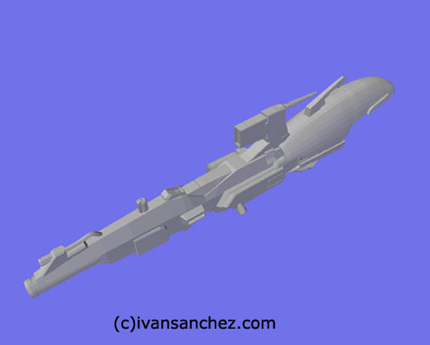 ZZ FAZZ Double Zeta gundam seed 3d mesh cg sandrum