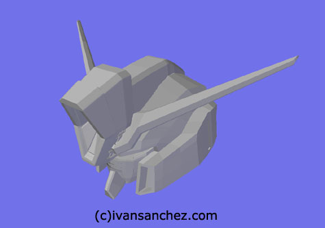 ZZ FAZZ Double Zeta gundam seed 3d mesh cg sandrum