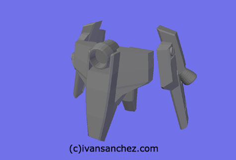 ZZ FAZZ Double Zeta gundam seed 3d mesh cg sandrum