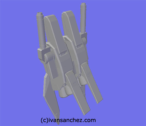 ZZ FAZZ Double Zeta gundam seed 3d mesh cg sandrum
