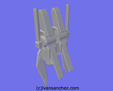 ZZ FAZZ Double Zeta gundam seed 3d mesh cg sandrum