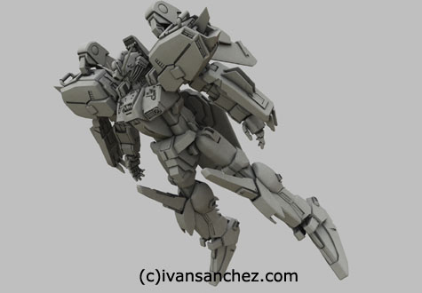Ex-S Gundam S-Gundam gundam sentinel 3d mesh cg sandrum