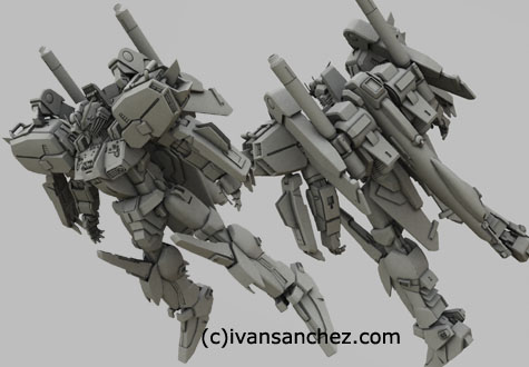 Ex-S Gundam S-Gundam gundam sentinel 3d mesh cg sandrum