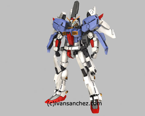 Ex-S Gundam S-Gundam gundam sentinel 3d mesh cg sandrum