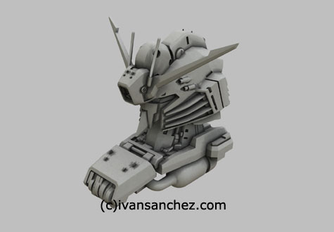 Ex-S Gundam S-Gundam gundam sentinel 3d mesh cg sandrum