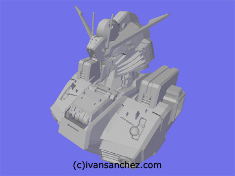 Ex-S Gundam S-Gundam gundam sentinel 3d mesh cg sandrum
