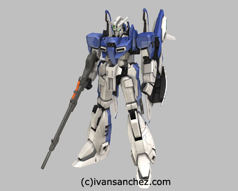 Zeta Plus Zplus gundam sentinel 3d mesh cg sandrum