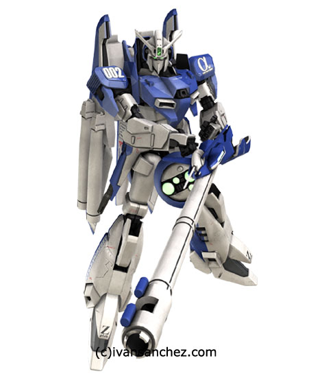 Zeta Plus Zplus gundam sentinel 3d mesh cg sandrum