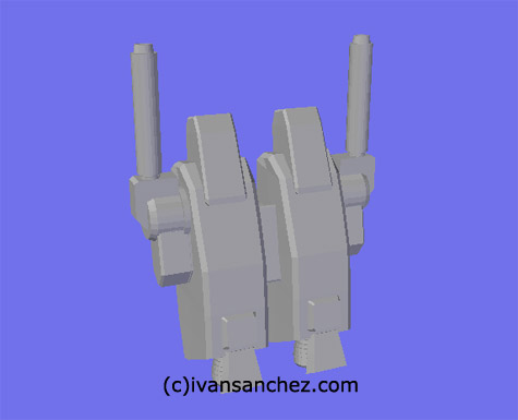 ZZ FAZZ Double Zeta gundam seed 3d mesh cg sandrum