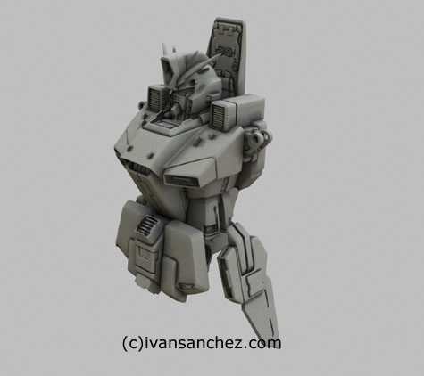 ZZ FAZZ Double Zeta gundam seed 3d mesh cg sandrum