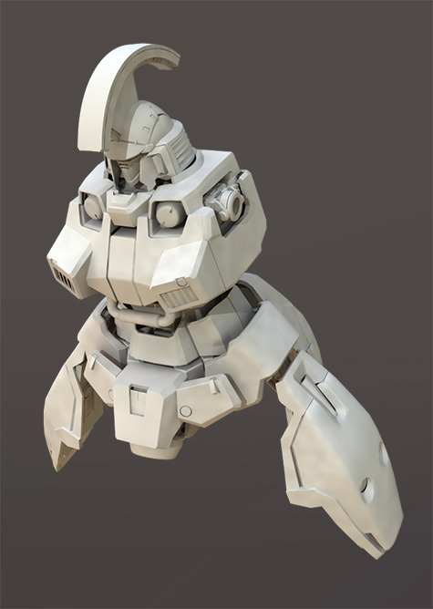 mobile suit gundam wing zero tallgeese 3d mesh cg sandrum