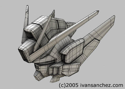 wing zero gundam 3d mesh sandrum